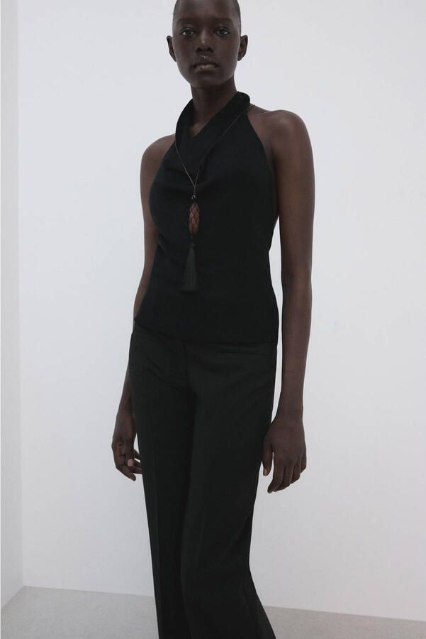 Mango top zwart