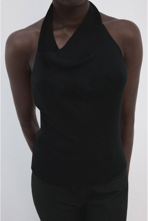 Mango top zwart - Foto 3