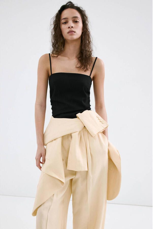 Mango top zwart