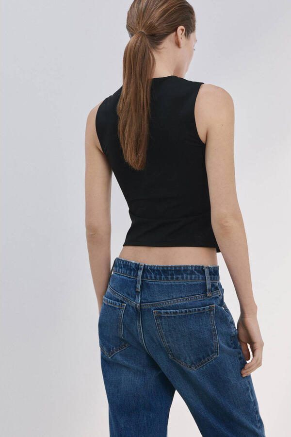 Mango top zwart - Foto 3