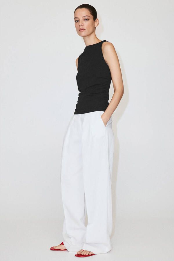 Mango top zwart - Foto 3