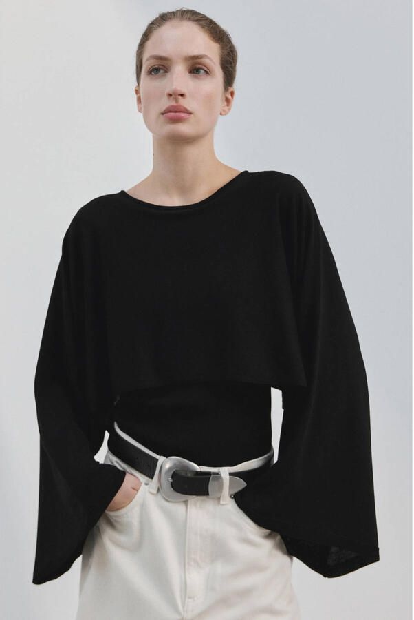 Mango top zwart