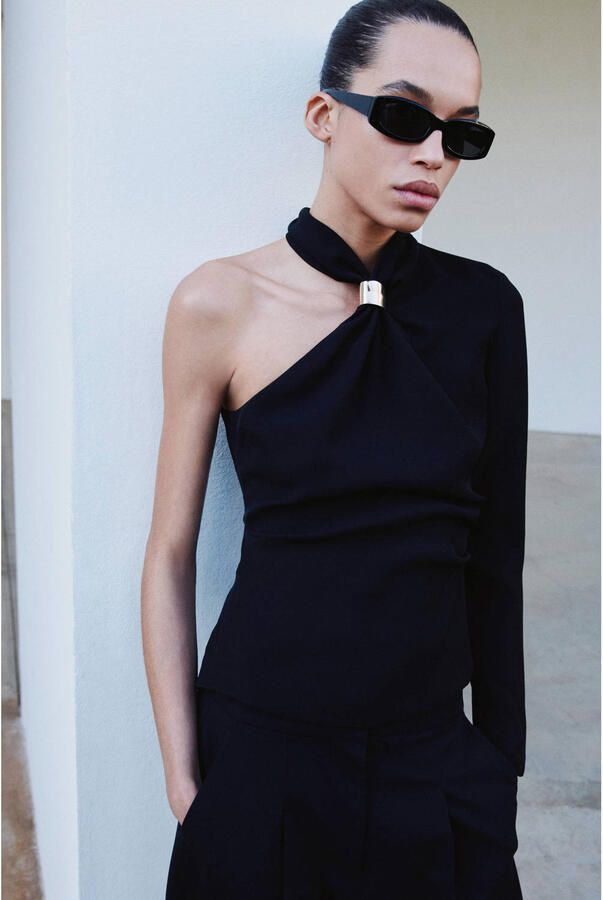 Mango top zwart