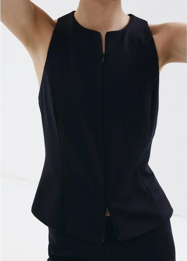 Mango top zwart - Foto 2