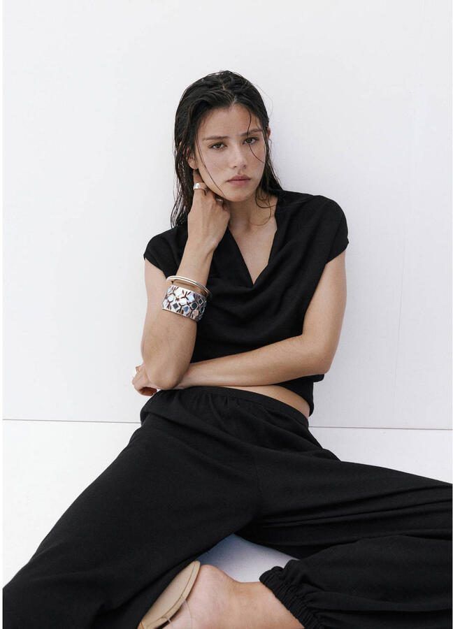 Mango top zwart - Foto 2
