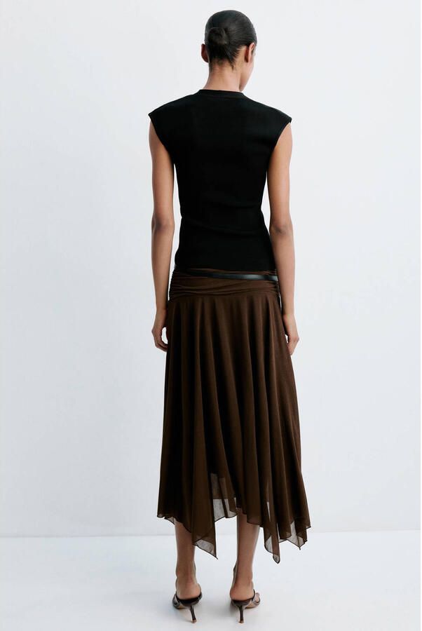 Mango top zwart - Foto 5