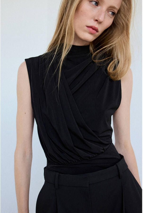 Mango top zwart