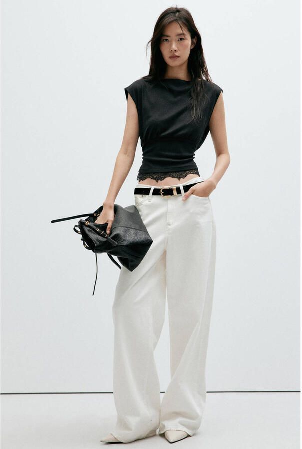 Mango top zwart