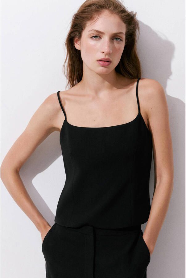 Mango top zwart