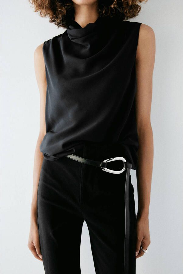Mango top zwart