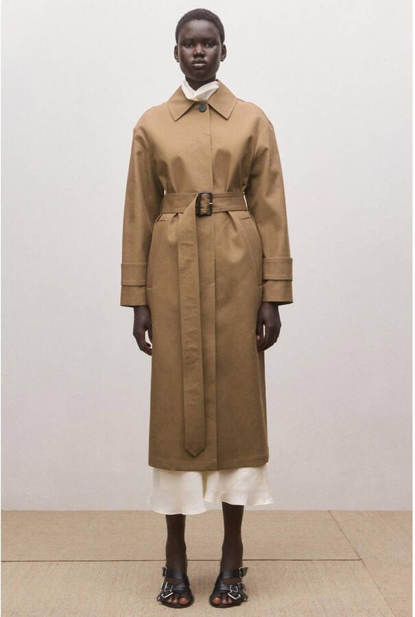 Mango trenchcoat bruin