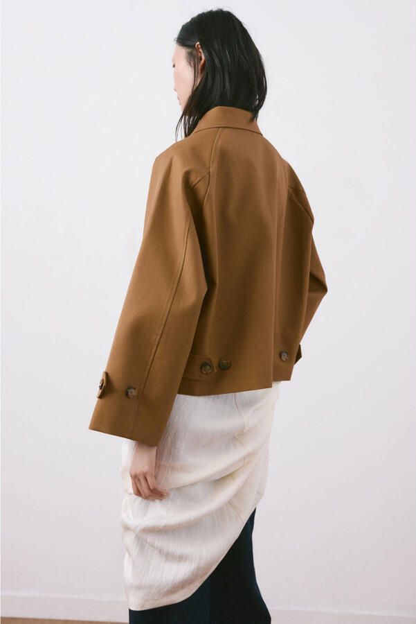 Mango trenchcoat bruin - Foto 3