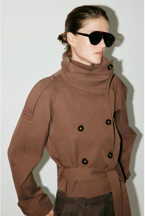 Mango trenchcoat bruin - Foto 2