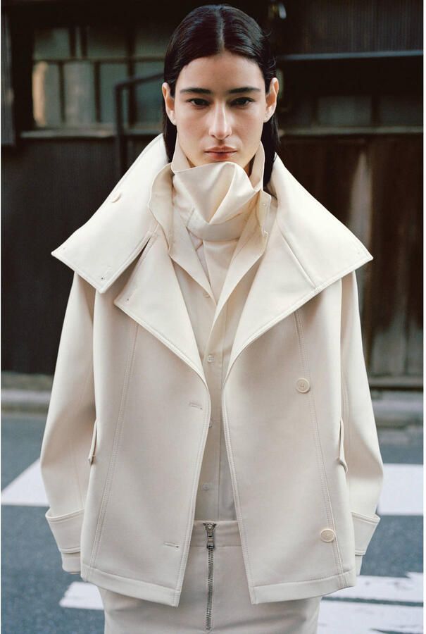 Mango trenchcoat ecru