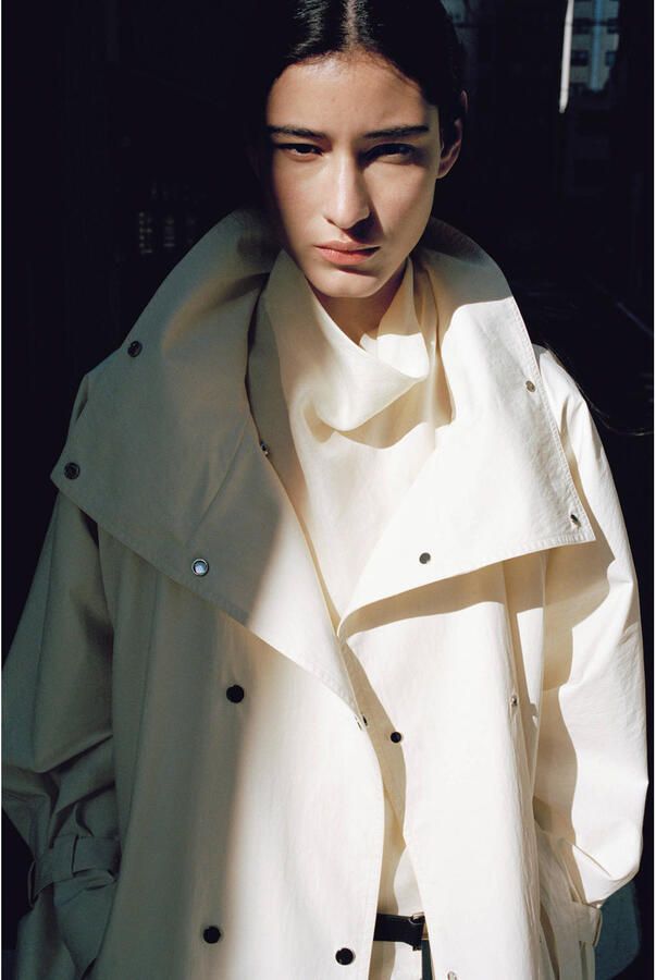 Mango trenchcoat ecru