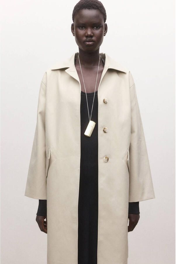 Mango trenchcoat ecru