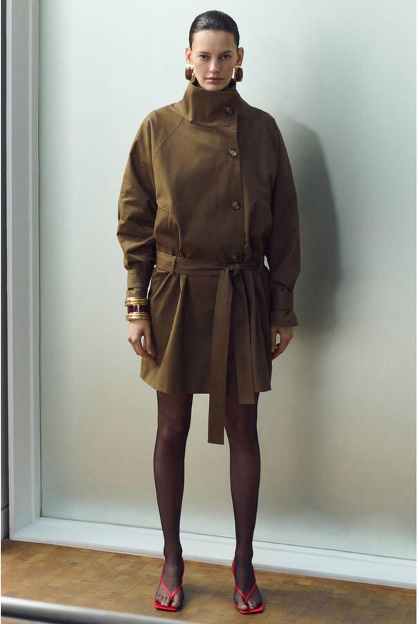 Mango trenchcoat kaki