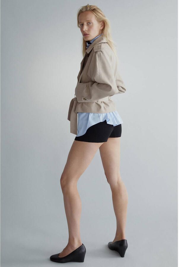 Mango trenchcoat met ceintuur beige - Foto 3
