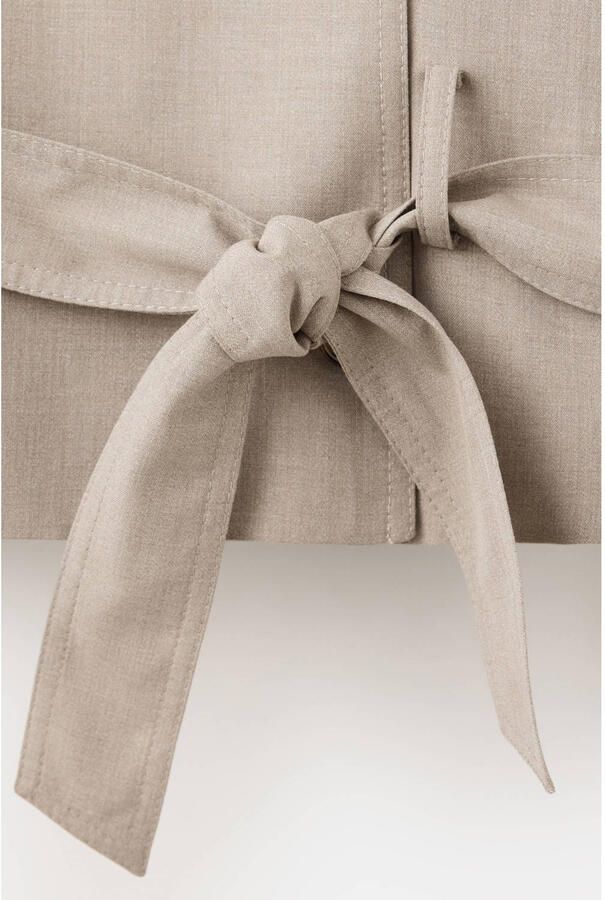 Mango trenchcoat met ceintuur beige - Foto 2