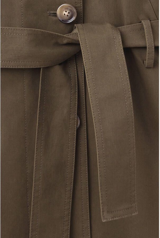 Mango trenchcoat met ceintuur kaki - Foto 3