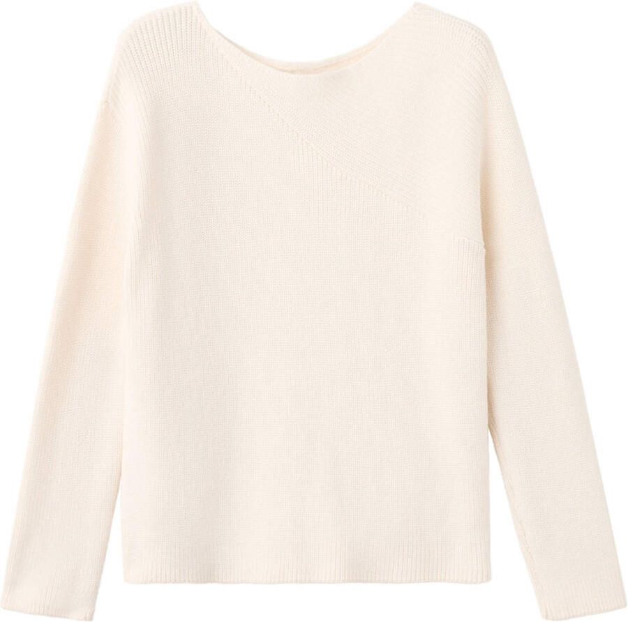 Mango trui beige gebreid - Foto 2