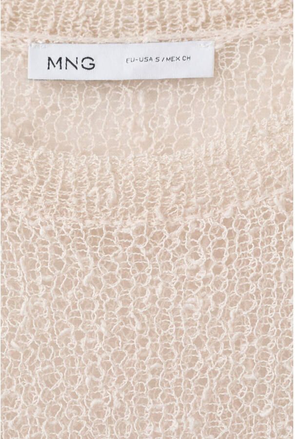 Mango trui fijn gebreid beige - Foto 2