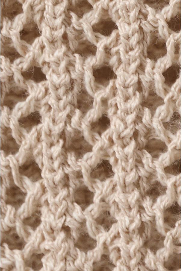 Mango vest beige fijn gebreid - Foto 2