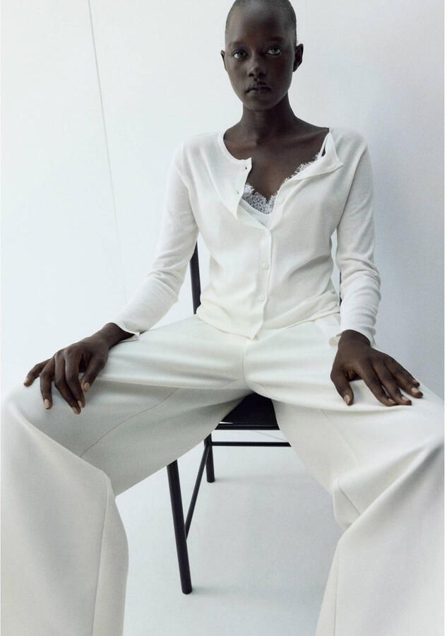 Mango vest ecru - Foto 2