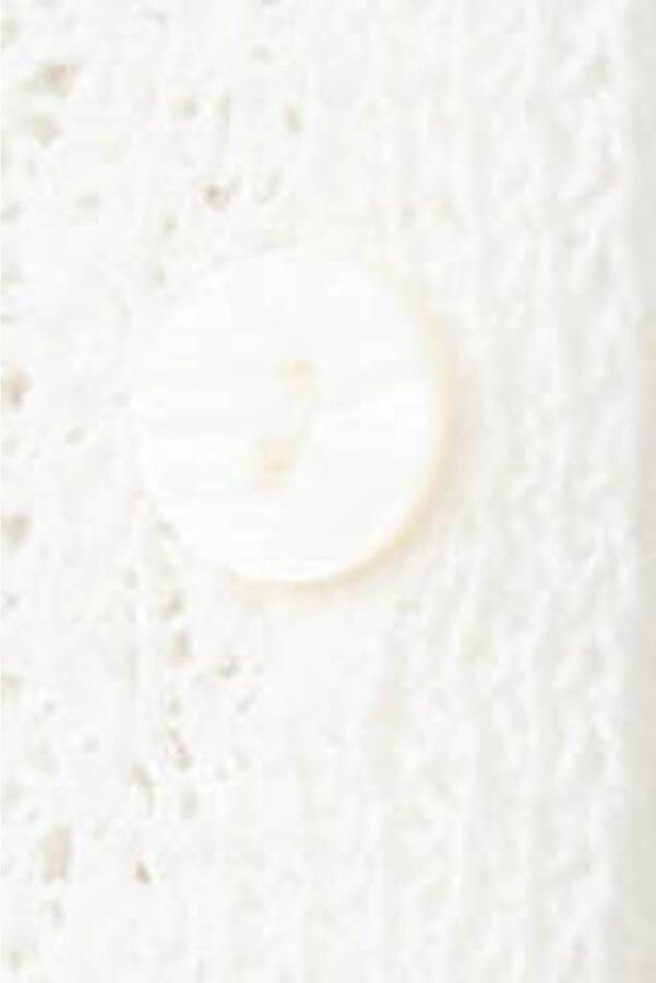 Mango vest gebreid wit - Foto 3