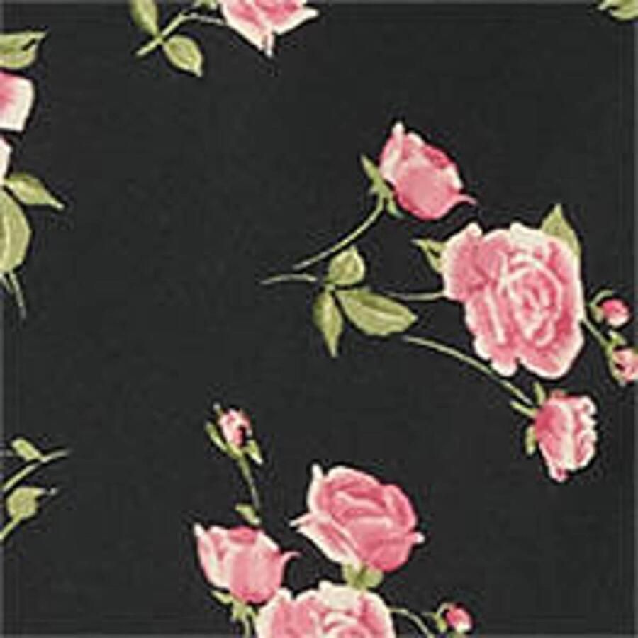 Mango viscose gebloemde jurk zwart - Foto 2