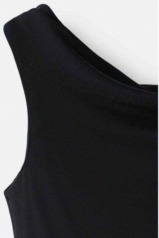 Mango viscose jumpsuit zwart - Foto 3