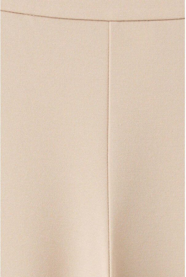 Mango viscose wide leg broek beige - Foto 2