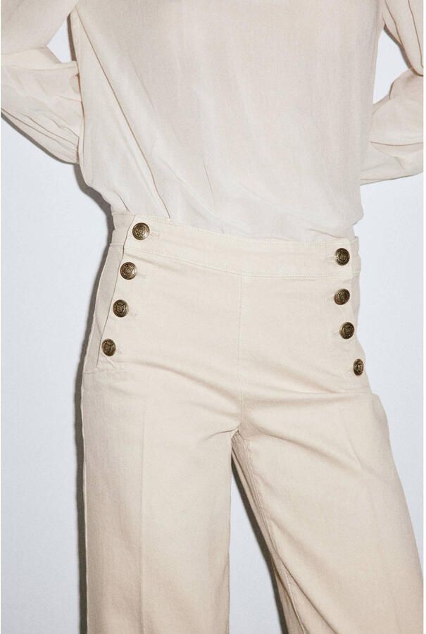 Mango wide leg jeans beige - Foto 2