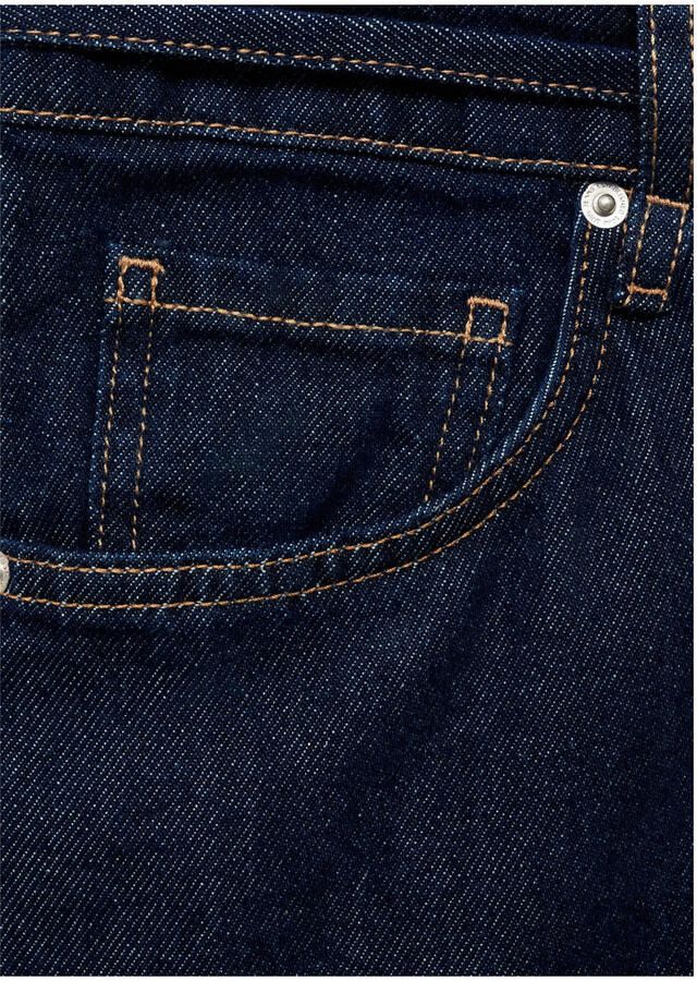 Mango wide leg jeans dark blue denim - Foto 2