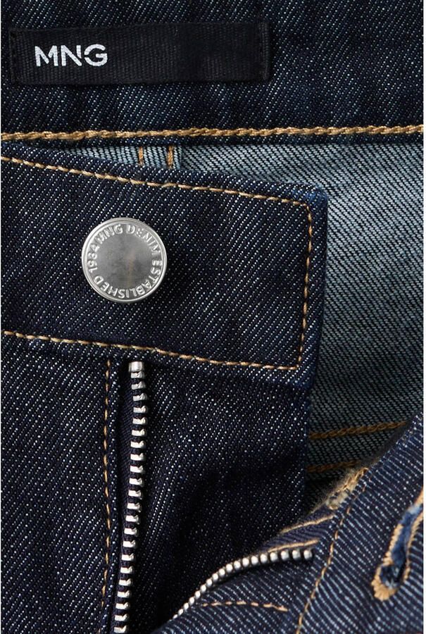 Mango wide leg jeans donkerblauw - Foto 2