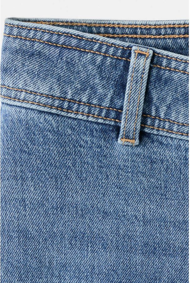 Mango wide leg jeans mediumblauw - Foto 2