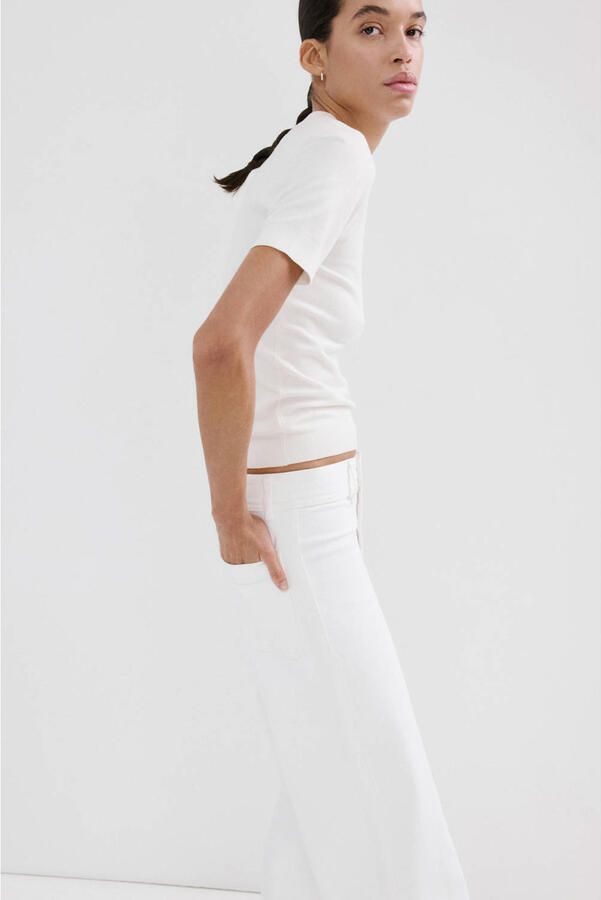Mango wide leg jeans wit - Foto 3