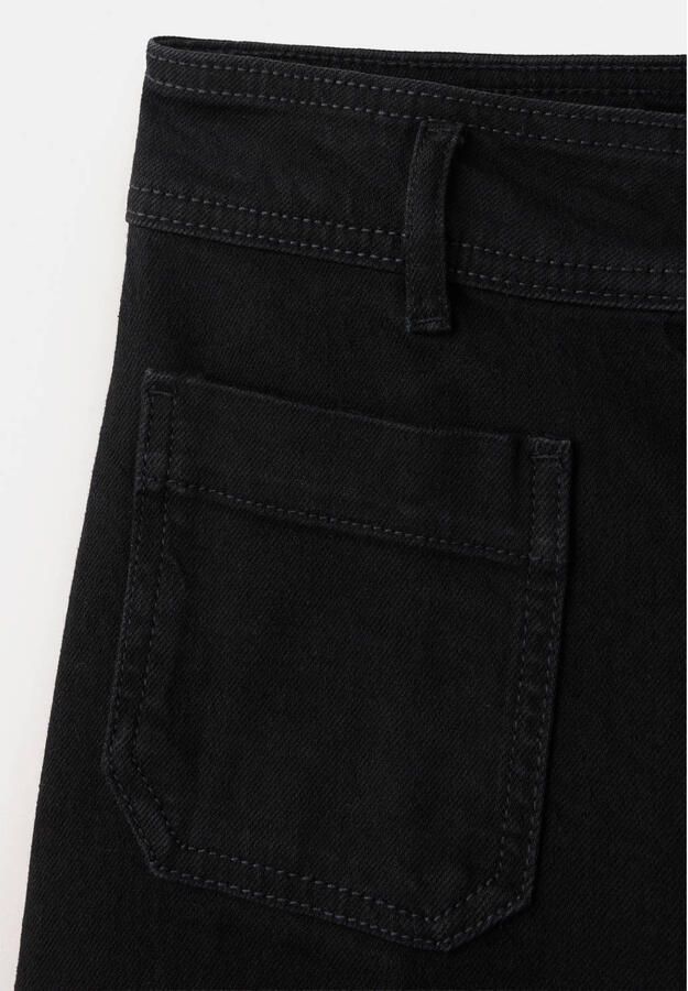 Mango wide leg jeans zwart - Foto 2
