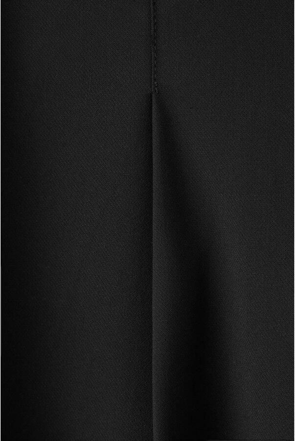 Mango wide leg regular waist pantalon zwart - Foto 2