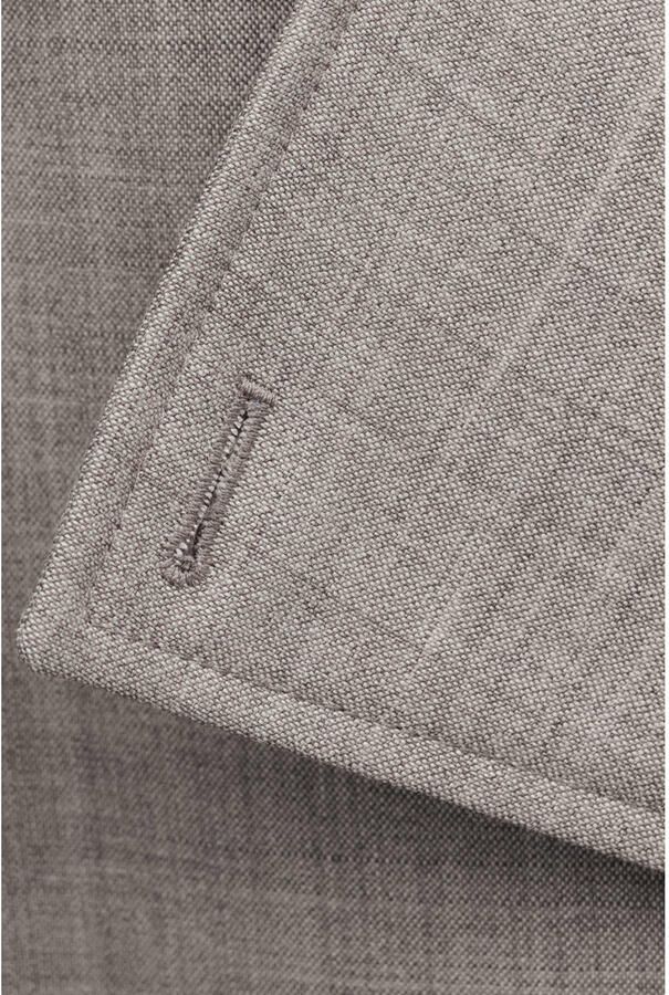 Mango wollen trenchcoat grijs melange - Foto 3