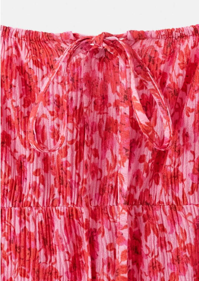 Mango zomerjurk met print rood - Foto 2