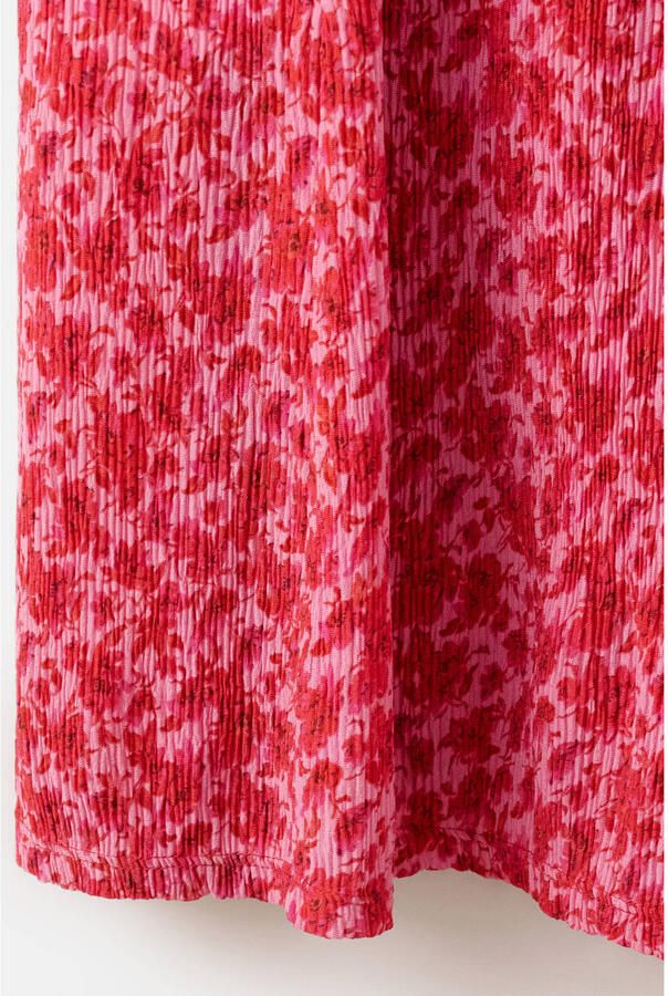 Mango zomerjurk met print rood - Foto 3