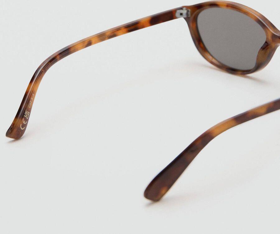 Mango zonnebril met tortoise print bruin - Foto 2