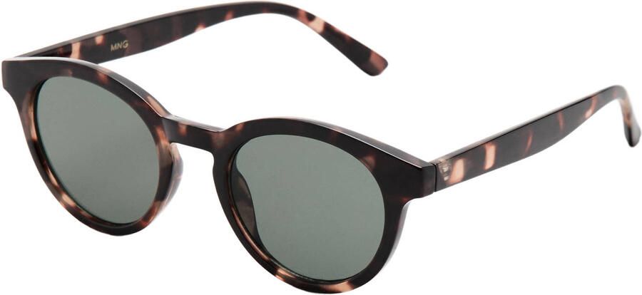 Mango zonnebril met tortoise print bruin