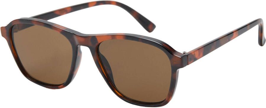 Mango zonnebril met tortoise print bruin