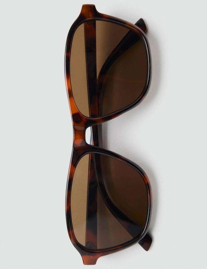 Mango zonnebril met tortoise print bruin - Foto 2
