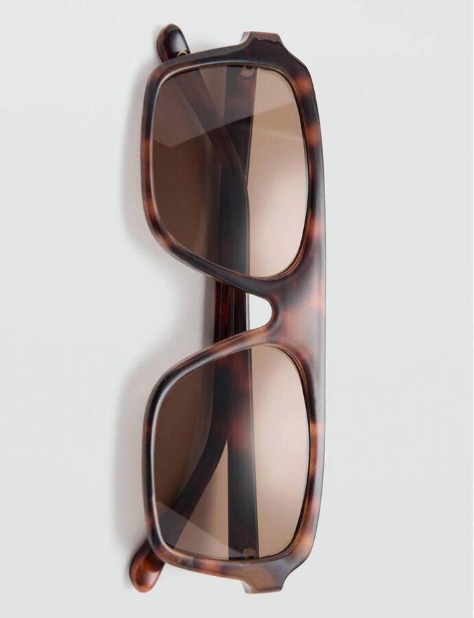 Mango zonnebril met tortoise print bruin - Foto 2