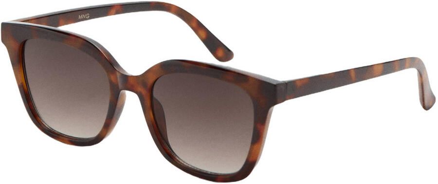 Mango zonnebril met tortoise print bruin