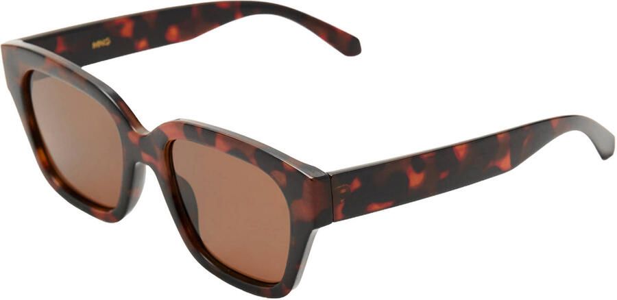 Mango zonnebril met tortoise print bruin