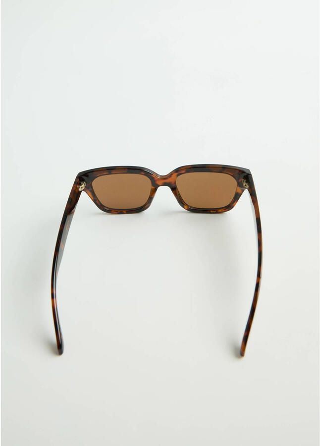 Mango zonnebril met tortoise print bruin - Foto 3